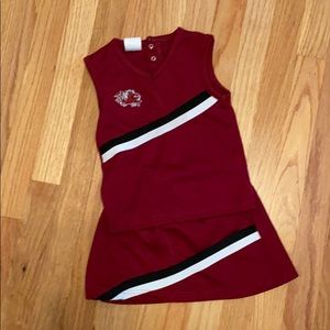 South Carolina Gamecocks cheerleader outfit